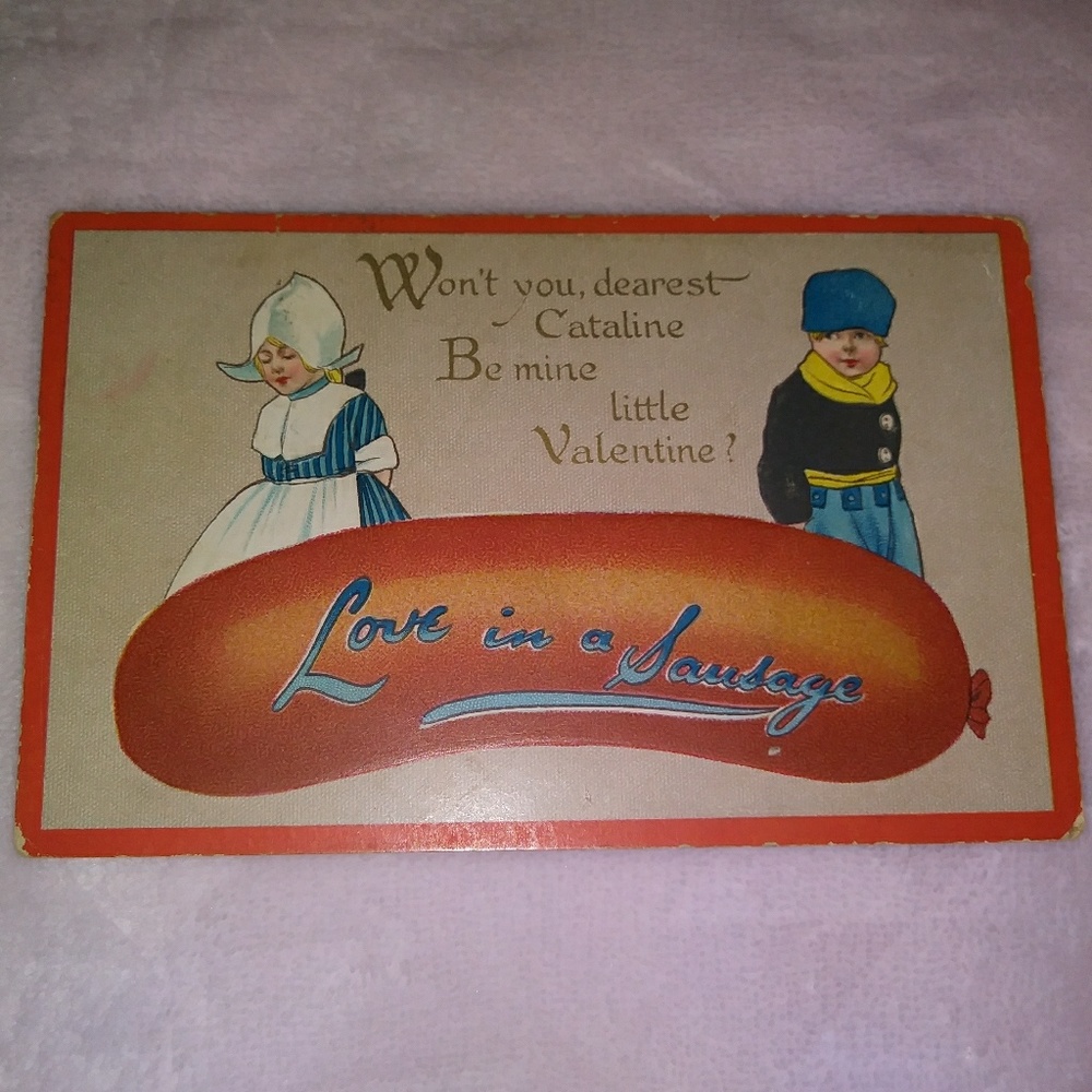 Valentine's Day postcard from 1908!